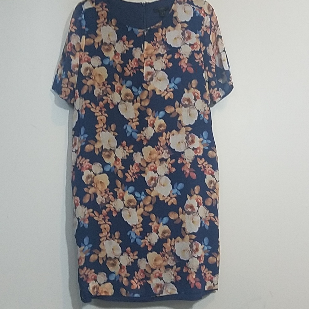J. Crew Floral Silk Sheath‎ dress.size 6